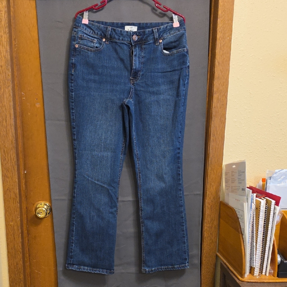 Maurices Dark Blue Boot Cut Jeans
